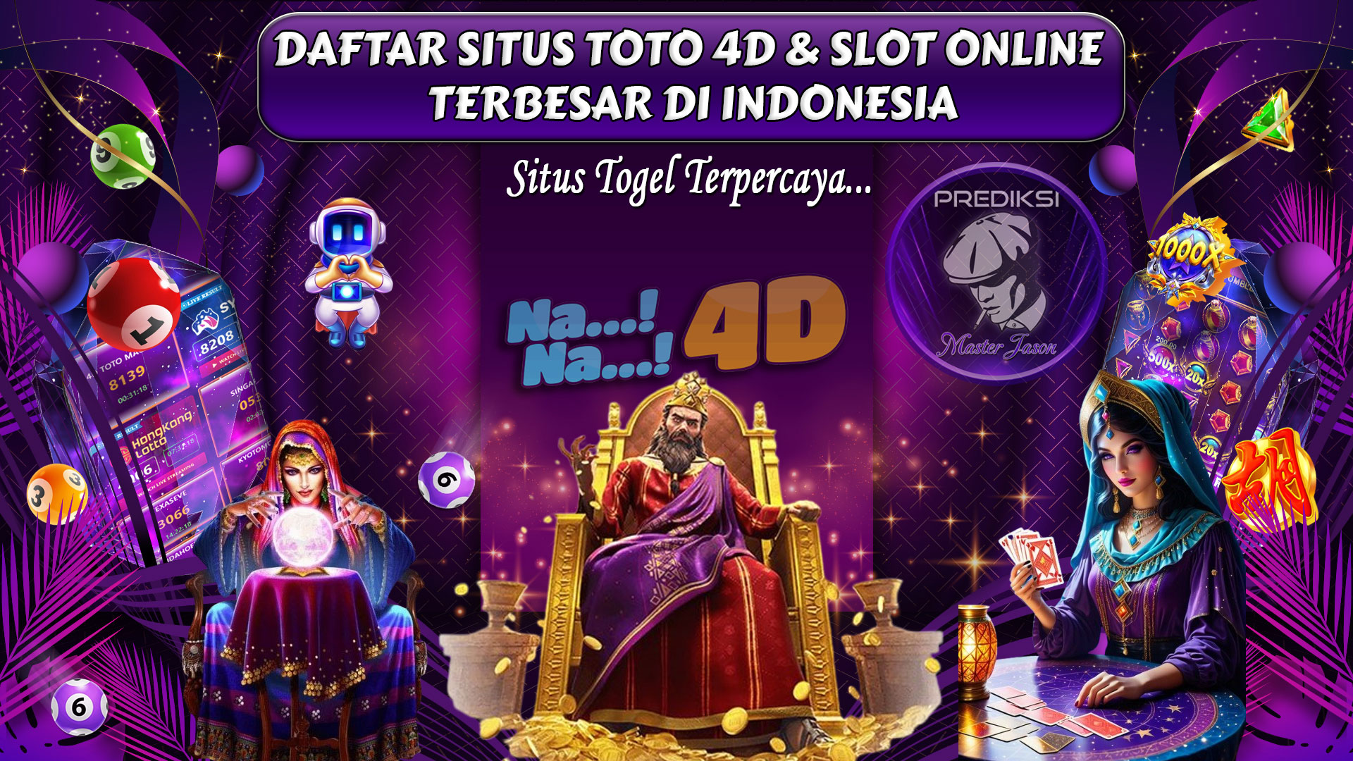 NANA4D Situs Toto dan Toto Togel 4D Resmi Terpercaya Gampang Menang 2025. NANA4D hadir sebagai bandar situs toto slot dan toto togel 4D